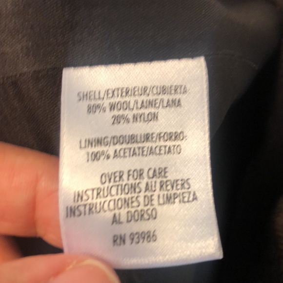 Brown Long Wool wrap skirt with fringe 12 P - Picture 6 of 12